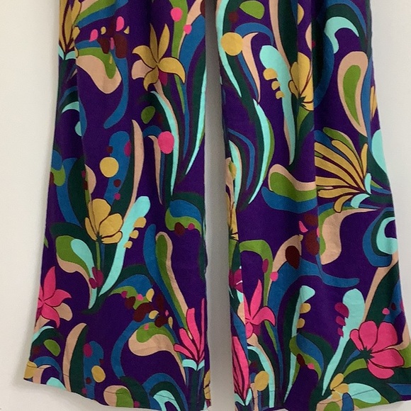 INC International Concepts Vibrant Wide-Leg Pants linen blend size 4 - Picture 6 of 11